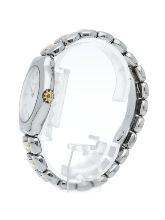 Tiffany & Co Tissolo Watch 18k Yellow Gold SS White Polished main image 4